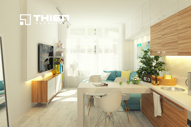 Phòng bếp cho căn hộ nhỏ