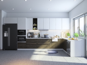 Mẫu tủ bếp Laminate - LAM48
