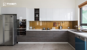 Các bước để sản xuất ra tủ bếp Laminate và Acrylic
