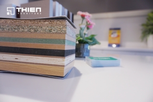 Chọn MDF, MFC, HDF hay gỗ nhựa làm tủ bếp?