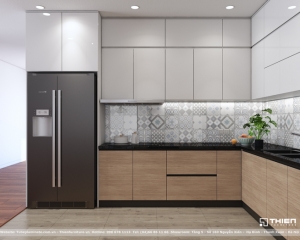 Mẫu tủ bếp Laminate - LAM52