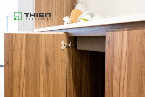 Giải pháp đồng bộ Laminate và Melamine cho tủ bếp nhà bạn