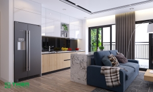 nội thất căn hộ mr tuấn chung cư Golden Palm