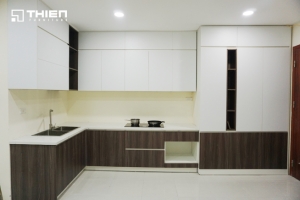Công trình tủ bếp ở Linh Đàm