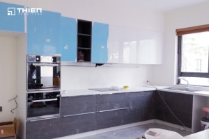 Công trình tủ bếp ở Vinhomes Thăng Long