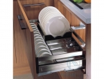 Giá úp bát tủ dưới INOX hộp cánh kéo