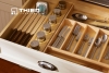 Những kiểu ngăn kéo đặc biệt của tủ bếp gỗ hiện đại