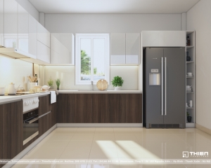 Mẫu tủ bếp Laminate - LAM50