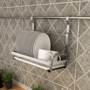 Giá để đĩa treo ngoài inox EV88