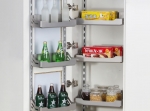 Tủ đồ khô inox hộp M0404, cánh mở