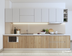 tủ bếp gỗ công nghiệp