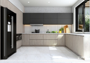 Mẫu tủ bếp Laminate - LAM68