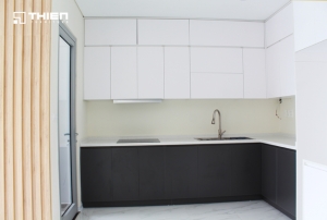 Công trình tủ bếp ở Vinhomes Gardenia