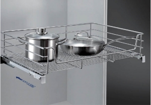 Giá xoong nồi inox nan gắn cánh