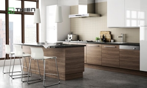 Tủ bếp Laminate có bàn đảo - LAM40