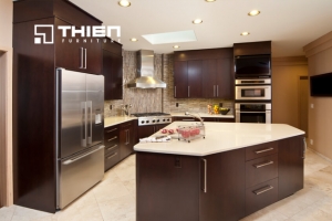 Tủ bếp Laminate có bàn đảo - LAM39