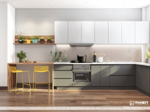Mẫu thiết kế tủ bếp Laminate - LAM49